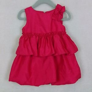Baby Gap Bubble Hem Special Occasion Dress‎ Size 18-24mo in Pink